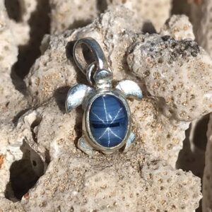 Pendentif tortue en argent