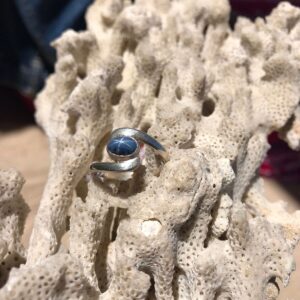 Bague spirale en argent