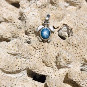 Pendentif tortue en argent
