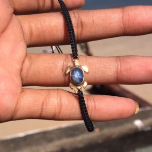 Bracelet brésilien tortue en or pour femme