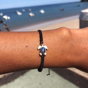 Bracelet brésilien tortue en argent