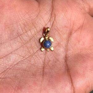 Pendentif tortue en or pour femme et enfant