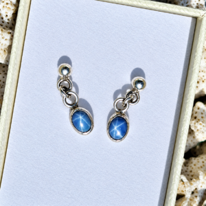 Boucle d'oreille Pendent Liliane en argent